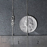 14k White Gold Classic Box Chain (0.68 mm)