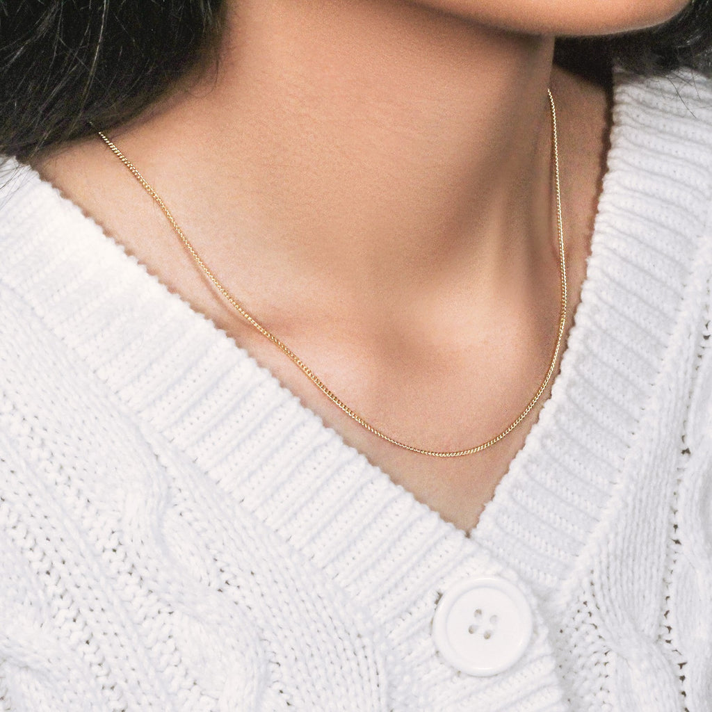 10k Yellow Gold Gourmette Chain (1.40 mm)