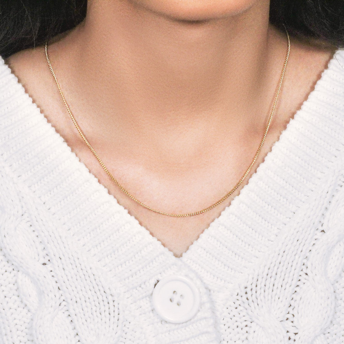10k Yellow Gold Gourmette Chain (1.40 mm)