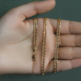 14k Yellow Gold Curb Chain (4.40 mm)