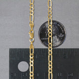 14k Yellow Gold Lite Figaro Chain (3.70 mm)