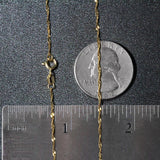10k Yellow Gold Singapore Chain (1.50 mm)