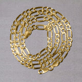 14K Yellow Gold Lite Figaro Chain (4.70 mm)
