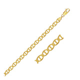 10K Yellow Gold Mariner Link Chain (5.10 mm)