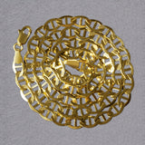 10K Yellow Gold Mariner Link Chain (5.10 mm)
