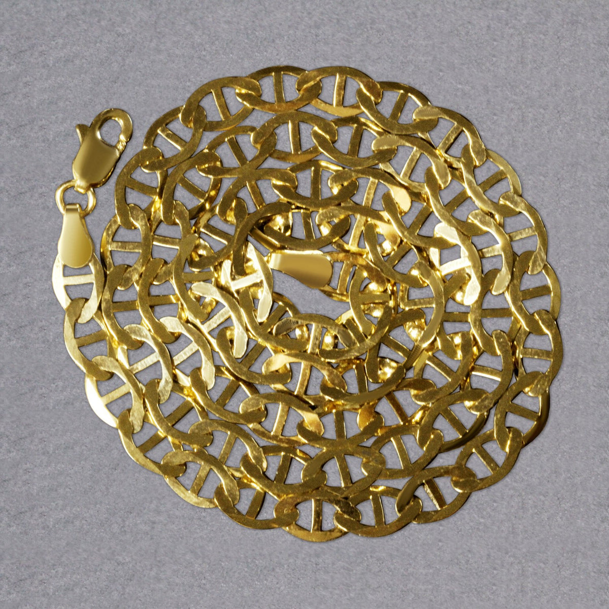 10K Yellow Gold Mariner Link Chain (5.10 mm)