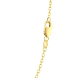 14k Yellow Gold CZ By the Yard Long Links