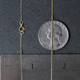 10k Yellow Gold Classic Box Chain (0.45 mm)