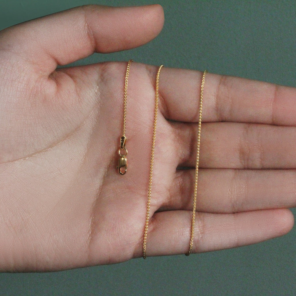 10k Yellow Gold Wheat Chain 1.0mm (1.00 mm)