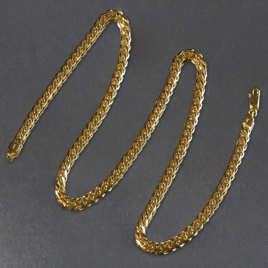 10k Yellow Gold Lite Figaro Chain (6.60 mm)