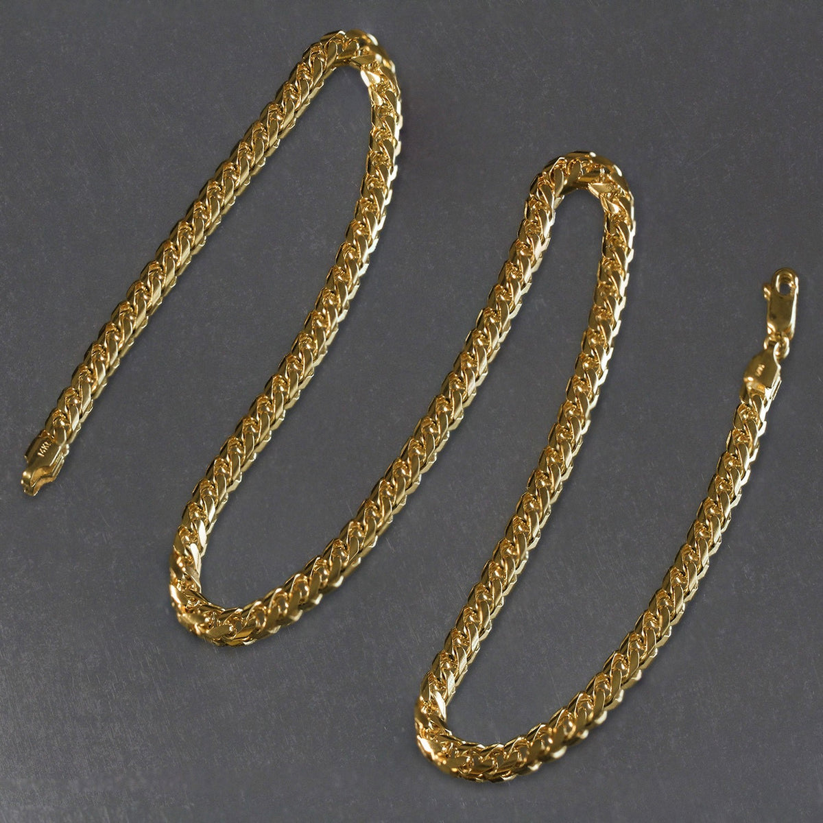 10k Yellow Gold Lite Figaro Chain (6.60 mm)