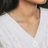 10k White Gold Classic Box Chain (0.60 mm)