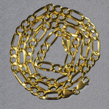 10k Yellow Gold Lite Figaro Chain (5.60 mm)