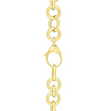 14k Yellow Gold Rolo Link Necklace (11.40 mm)