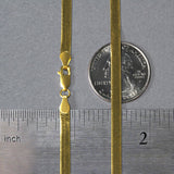 14k Yellow Gold Super Flex Herringbone Chain (3.80 mm)