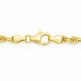 14k Yellow Gold Light Rope Chain (3.7 mm)