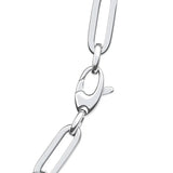 14k White Gold Bold Paperclip Chain (4.2 mm)