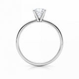 1 1/2 Carat Radiant Lab Grown IGI G/VS1 Diamond Solitaire Ring in 14K White Gold