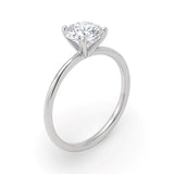1 1/2 Carat Round Lab Grown IGI G/VS1 Diamond Solitaire Ring in 14K White Gold
