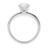1 1/2 Carat Round Lab Grown IGI G/VS1 Diamond Solitaire Ring in 14K White Gold