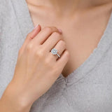 1 1/2 Carat Round Lab Grown IGI G/VS1 Diamond Solitaire Ring in 14K White Gold