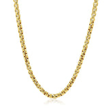 14k Yellow Gold Round Box Chain (3.4 mm)