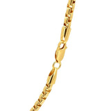 14k Yellow Gold Round Box Chain (3.4 mm)