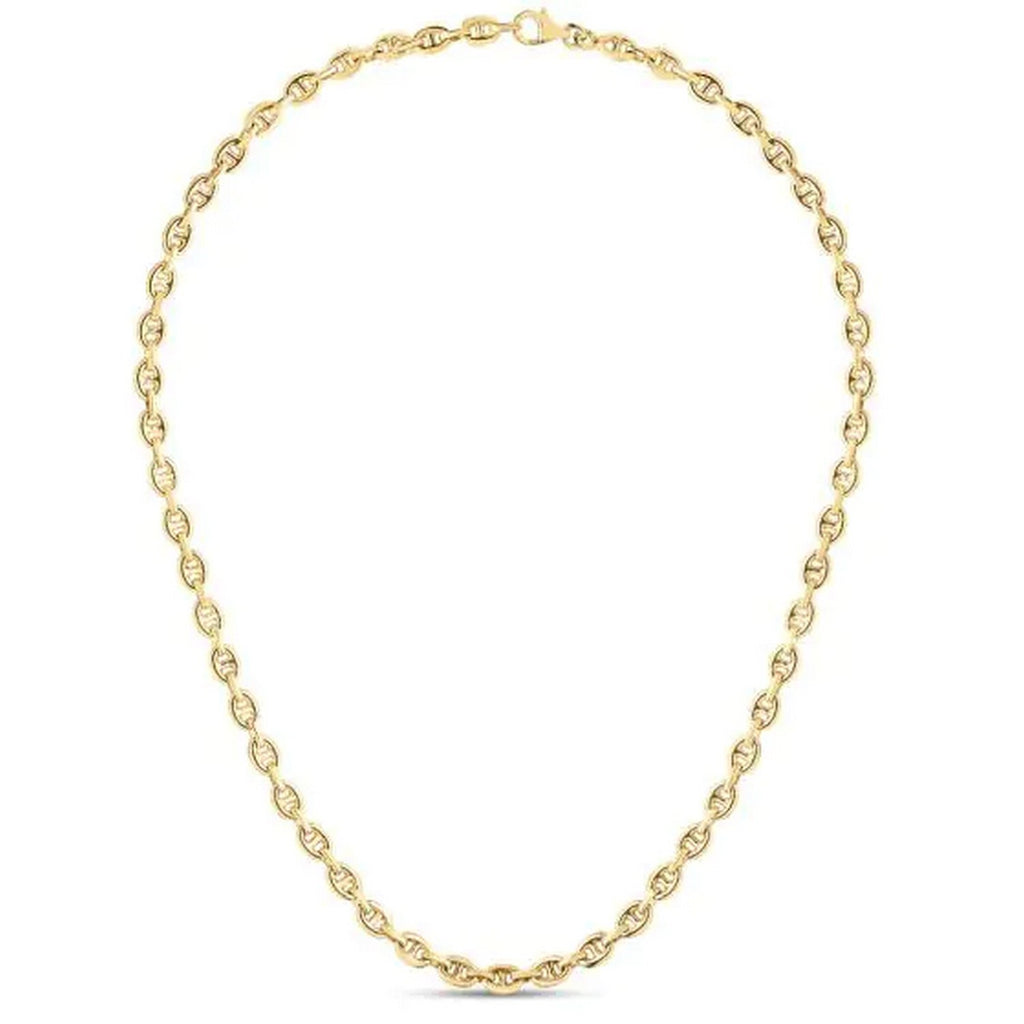 14k Yellow Gold High Polish Mariner Link Chain (5.40 mm)