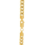 14k Yellow Gold Miami Cuban Semi Solid Chain (4.50 mm)