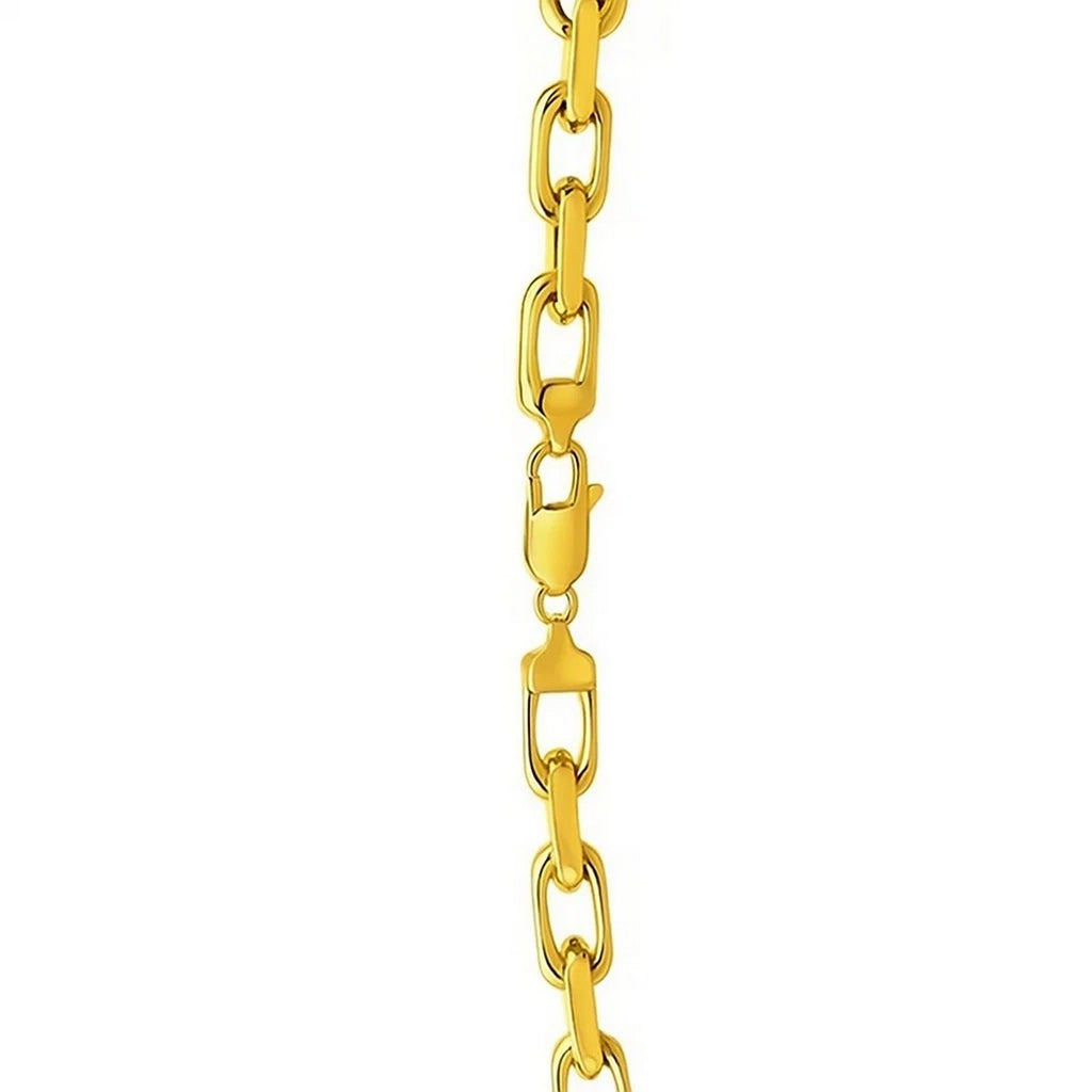 14k Yellow Gold French Cable Link Chain (6.1 mm)