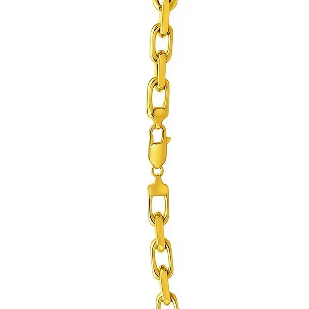14k Yellow Gold French Cable Link Chain (6.1 mm)