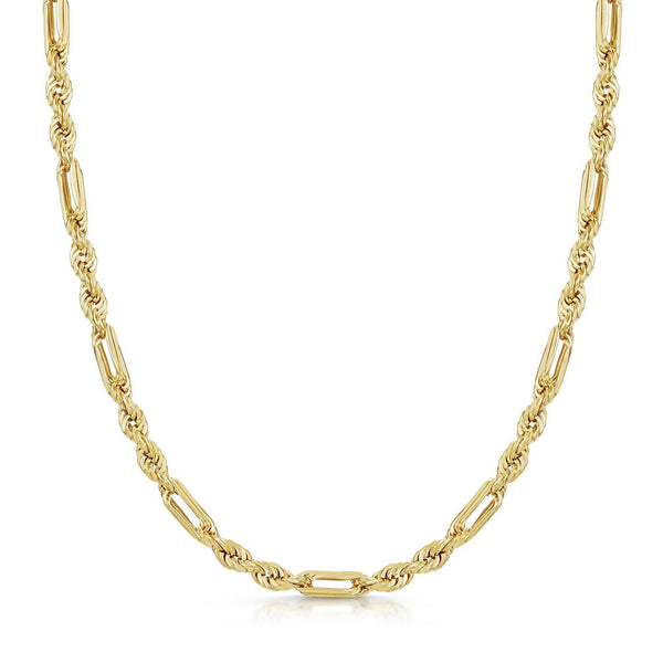 14k Yellow Gold Figa Rope Chain (3.00 mm)
