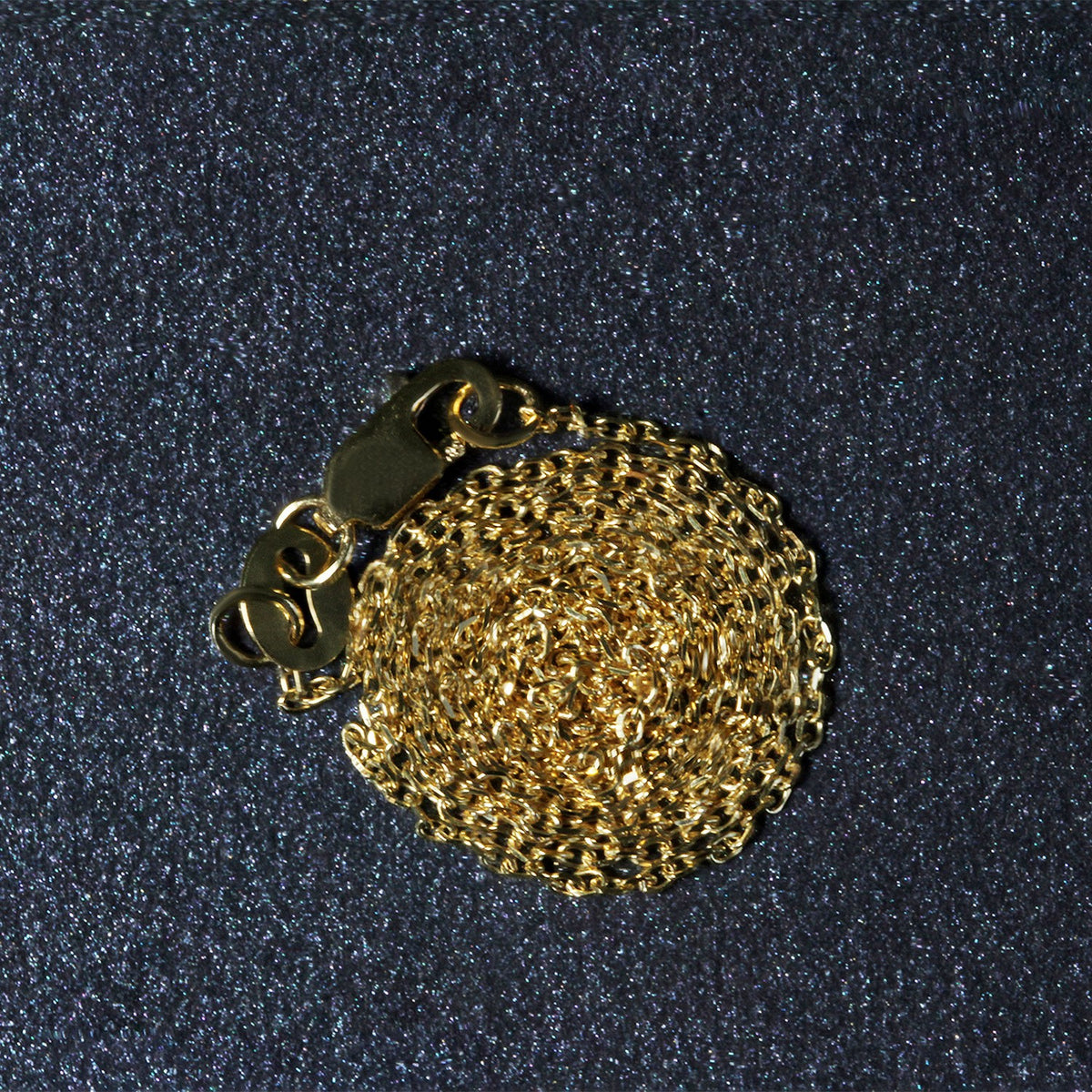 18k Yellow Gold Diamond Cut Cable Link Chain (0.80 mm)