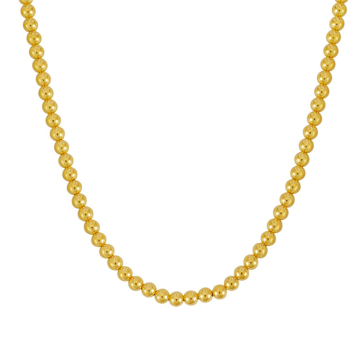 14k Yellow Gold Bead Chain (6mm)