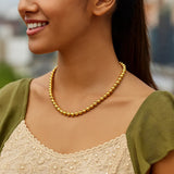 14k Yellow Gold Bead Chain (6mm)