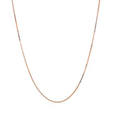10k Rose Gold Classic Box Chain (0.45 mm)