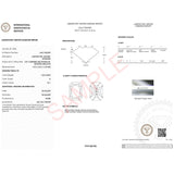 1 Carat Radiant Lab Grown IGI G/VS1 Diamond Solitaire Ring in 14K White Gold