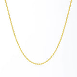 14k Yellow Gold Round Cable Link Chain (1.30 mm)
