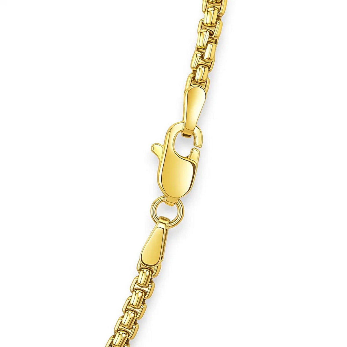 14k Yellow Gold Solid Round Box Chain (3.6 mm)