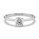 3/4 Carat Round Lab Grown IGI G/VS1 Diamond Solitaire Ring in 10K White Gold