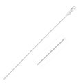 10k White Gold Classic Box Chain (0.45 mm)