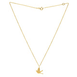 Dove Necklace in 14K Yellow Gold