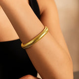 14K Yellow Gold Large Stretch Mesh Bracelet (8.80 mm)