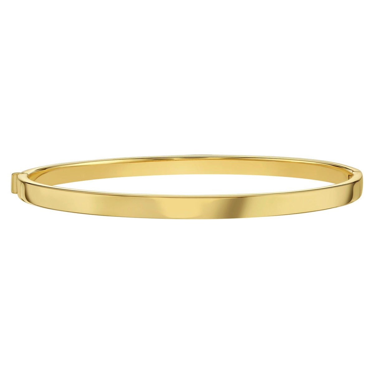 14K Yellow Gold Classic Bangle (4.00 mm)