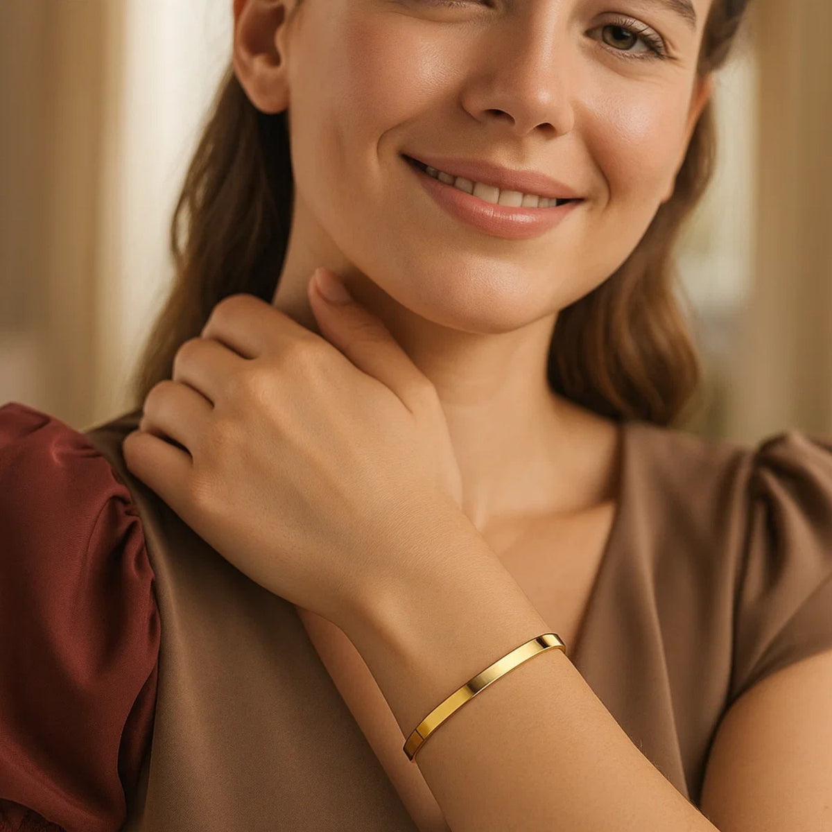 14K Yellow Gold Classic Bangle (4.00 mm)