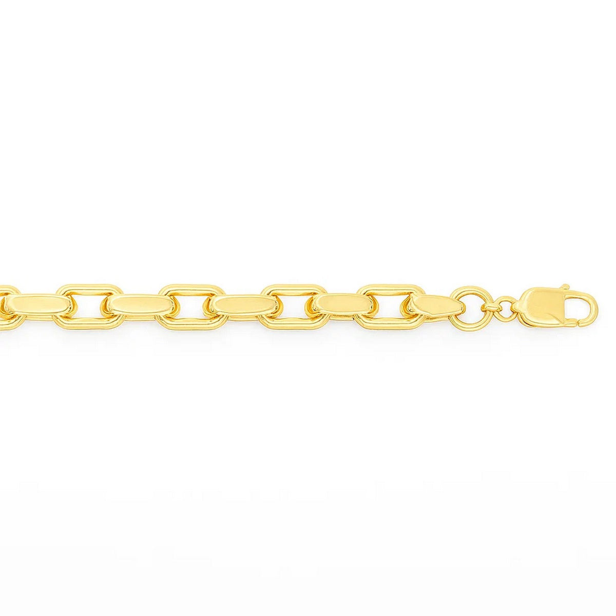 14k Yellow Gold French Cable Chain Bracelet  (3.60 mm)