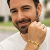 10k Yellow Gold Curb Bracelet (4.70 mm)