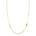 14K Yellow Gold Rosary Necklace