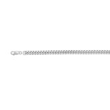 Sterling Silver Rhodium Plated Miami Cuban Chain (6.30 mm)