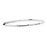 14K White Gold Knife Edge Bangle